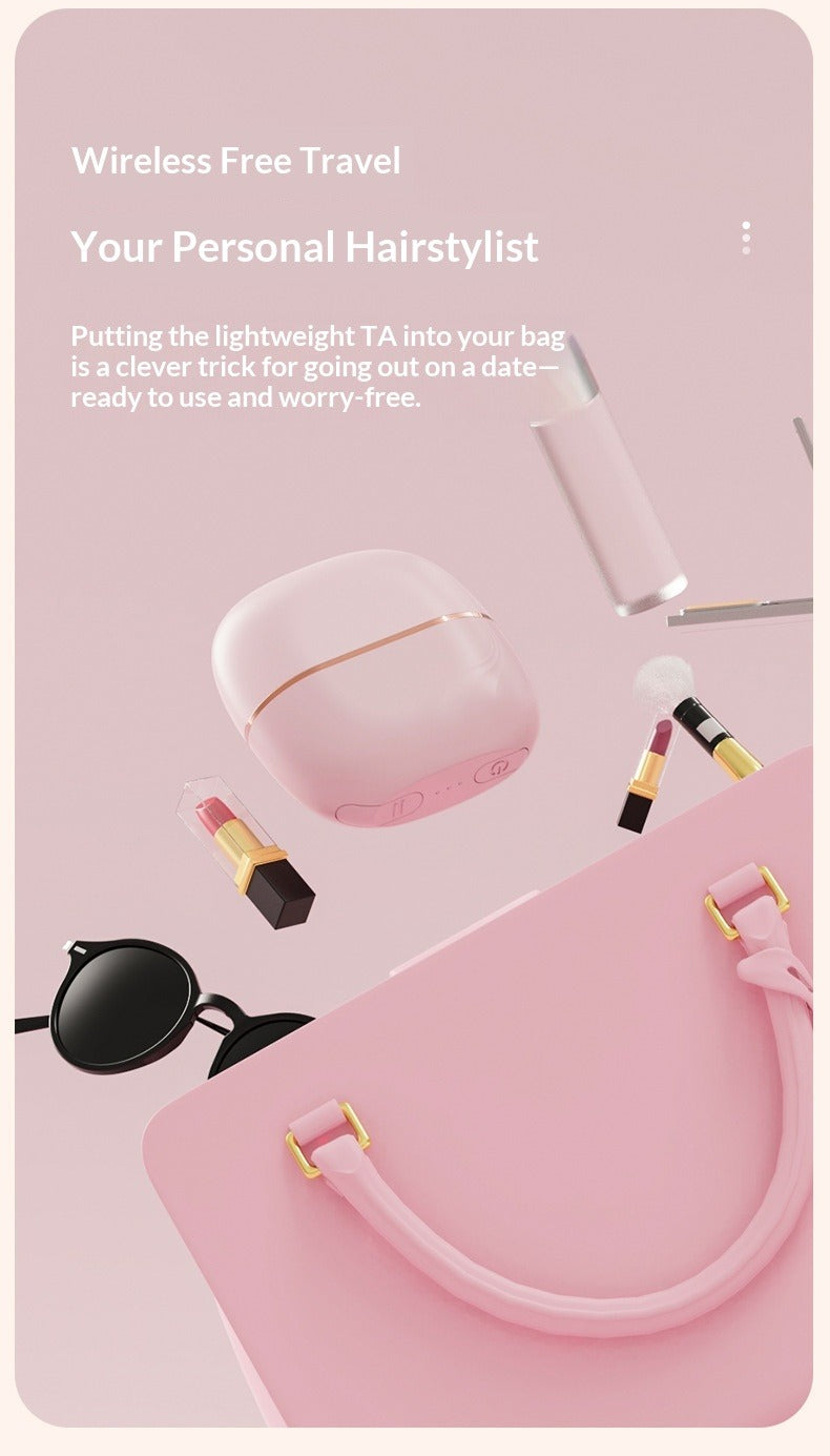 Mini Charging Hair Straightener Comb