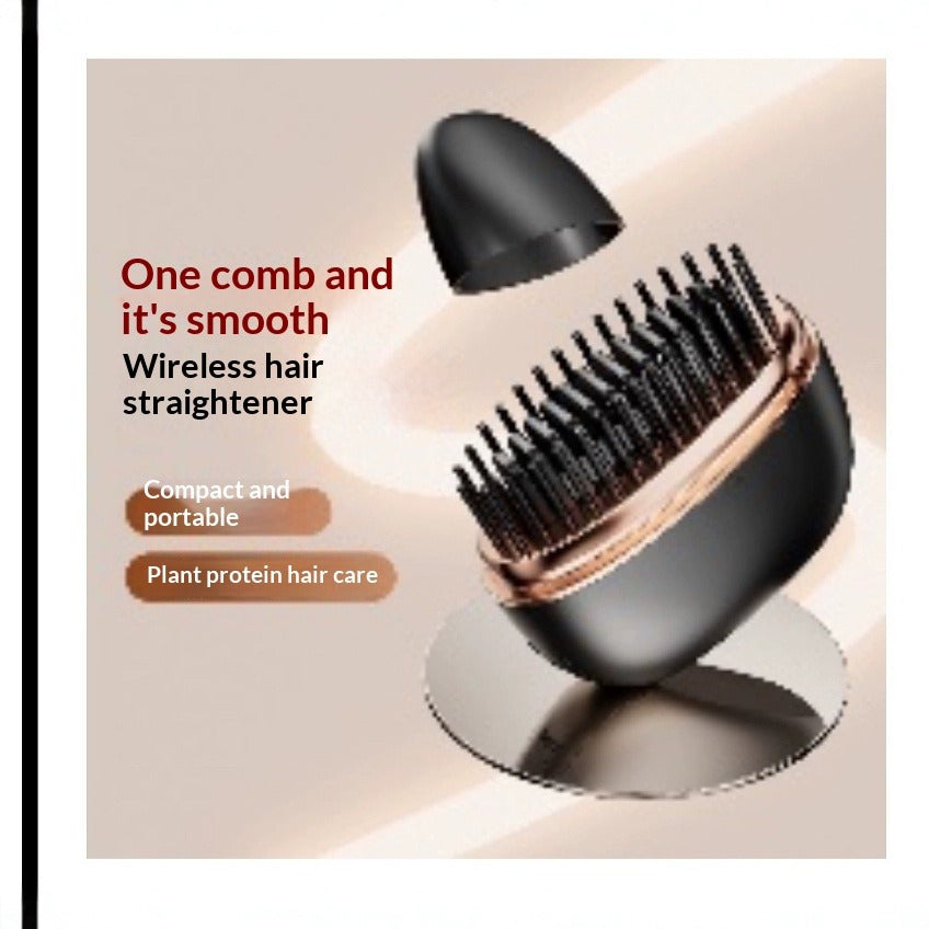 Mini Charging Hair Straightener Comb
